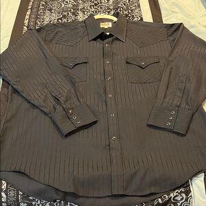 Ely Cattleman Black Button Down Shirt